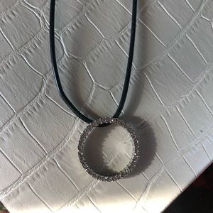 Silver Circle Necklace